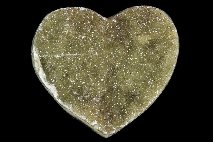 Green Quartz Heart - Uruguay #123703